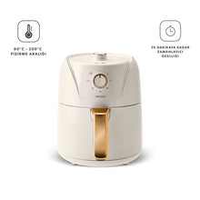 Homend Airfryday 2504H 8 Farklı Programlı, 4,3 Litre Airfryer Krem - 9