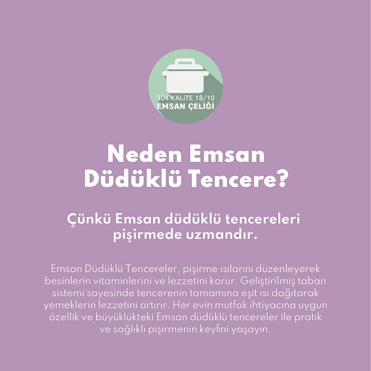 Emsan Burcu Paslanmaz Çelik Düdüklü Tencere 4 Lt - 4