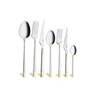 Emsan Elegance Duru Gold 84 Parça 12 Kişilik Lüks Kutulu Çatal Kaşık Bıçak Takımı - 6