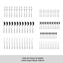 Emsan Side 84 Parça 12 Kişilik Çatal Kaşık Bıçak Takımı - 5