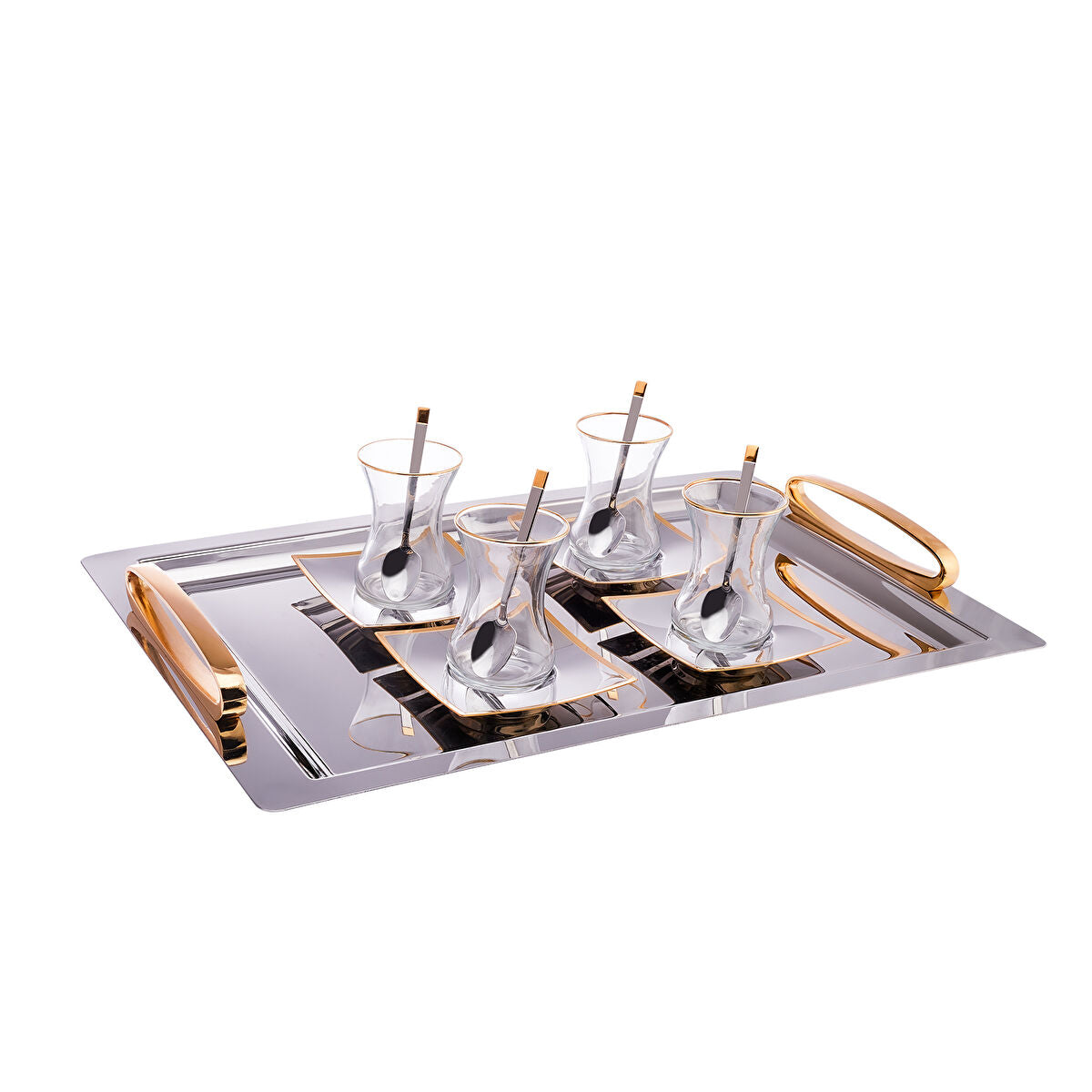 Emsan Lukas 19 Parça Çay Seti 125 ml Gold - 2
