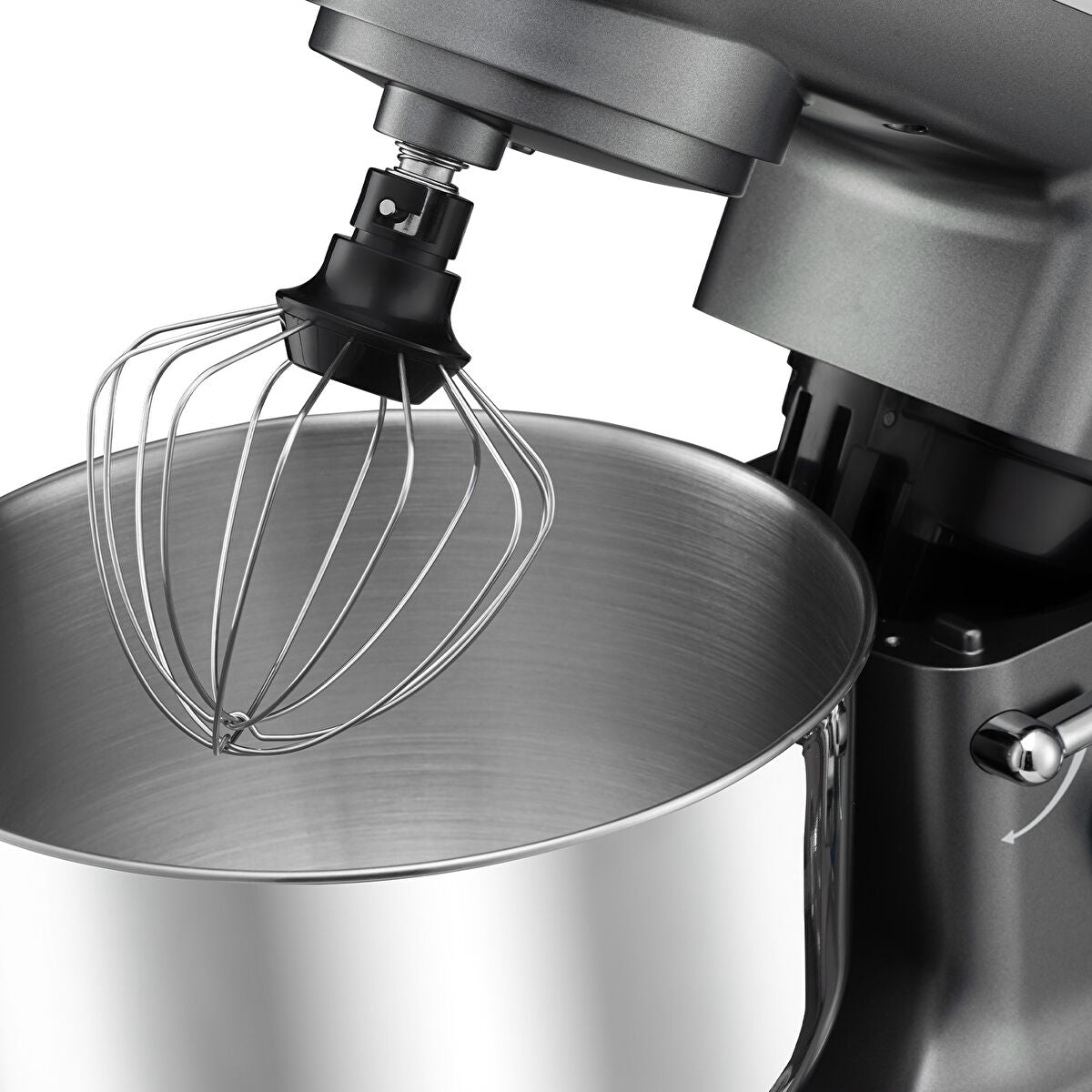 Emsan Bella Gusto Comfort Kıyma Çekme Aparatlı Hamur Yoğurma Makinesi Gri 1300W 5,5L - 7