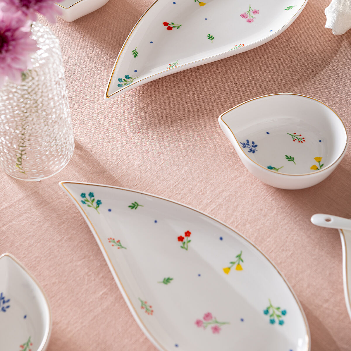 Emsan Daisy Porselen 32 Parça 6 Kişilik Kahvaltı Takımı - 10