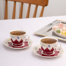 Emsan Kır Çiçekleri 2 Kişilik Kahve Fincan Takımı Yeşil 80 ml - 5