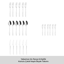 Emsan Yakamoz 24 Parça Kutulu Çatal Kaşık Bıçak Takımı - 4