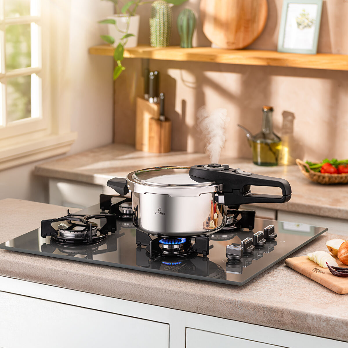 Emsan Fast Cooker Çift Emniyetli Düdüklü Tencere 4 Lt - 3