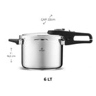 Emsan Fast Cooker Çift Emniyetli Düdüklü Tencere 6 Lt - 10