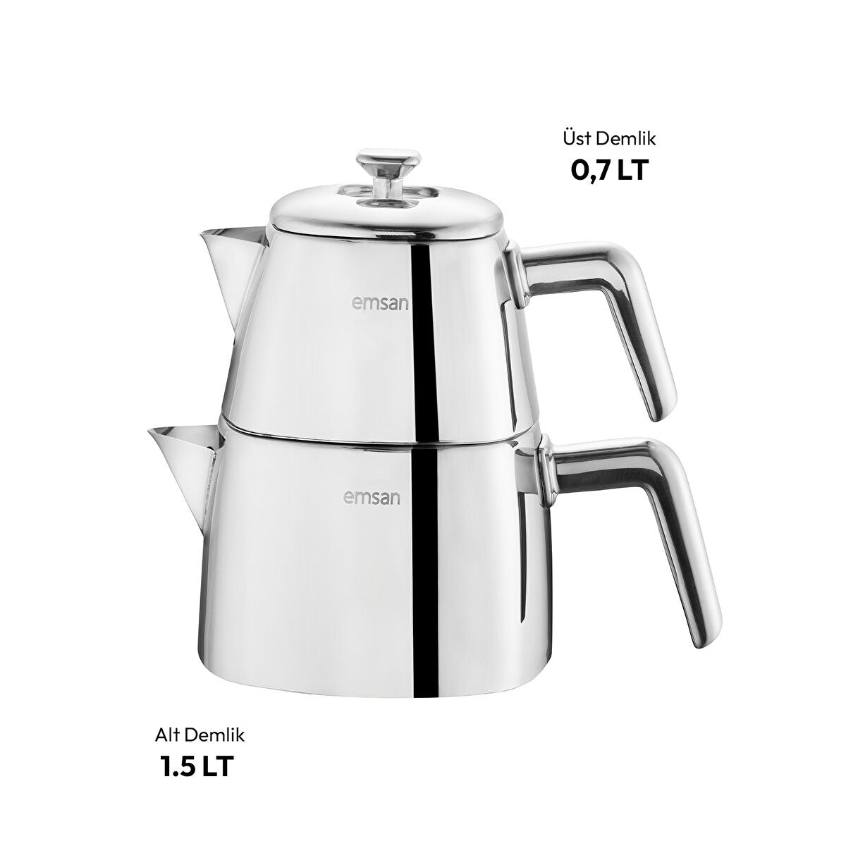 Emsan Tea Time Çaydanlık Takımı Small 0,7 Lt - 1,5 Lt - 9