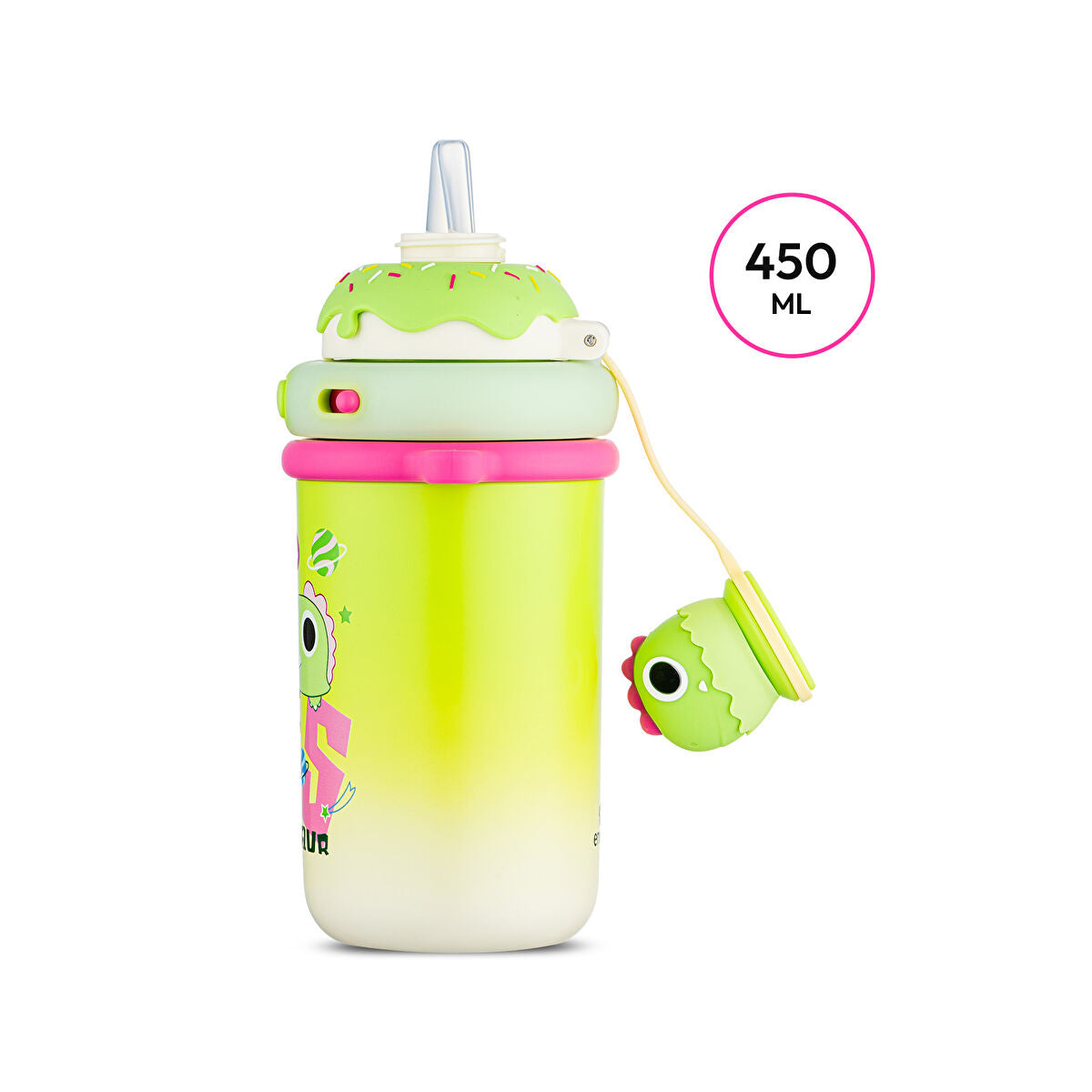 Emsan Baby Dinosaur Termos Yeşil 450 ml - 10