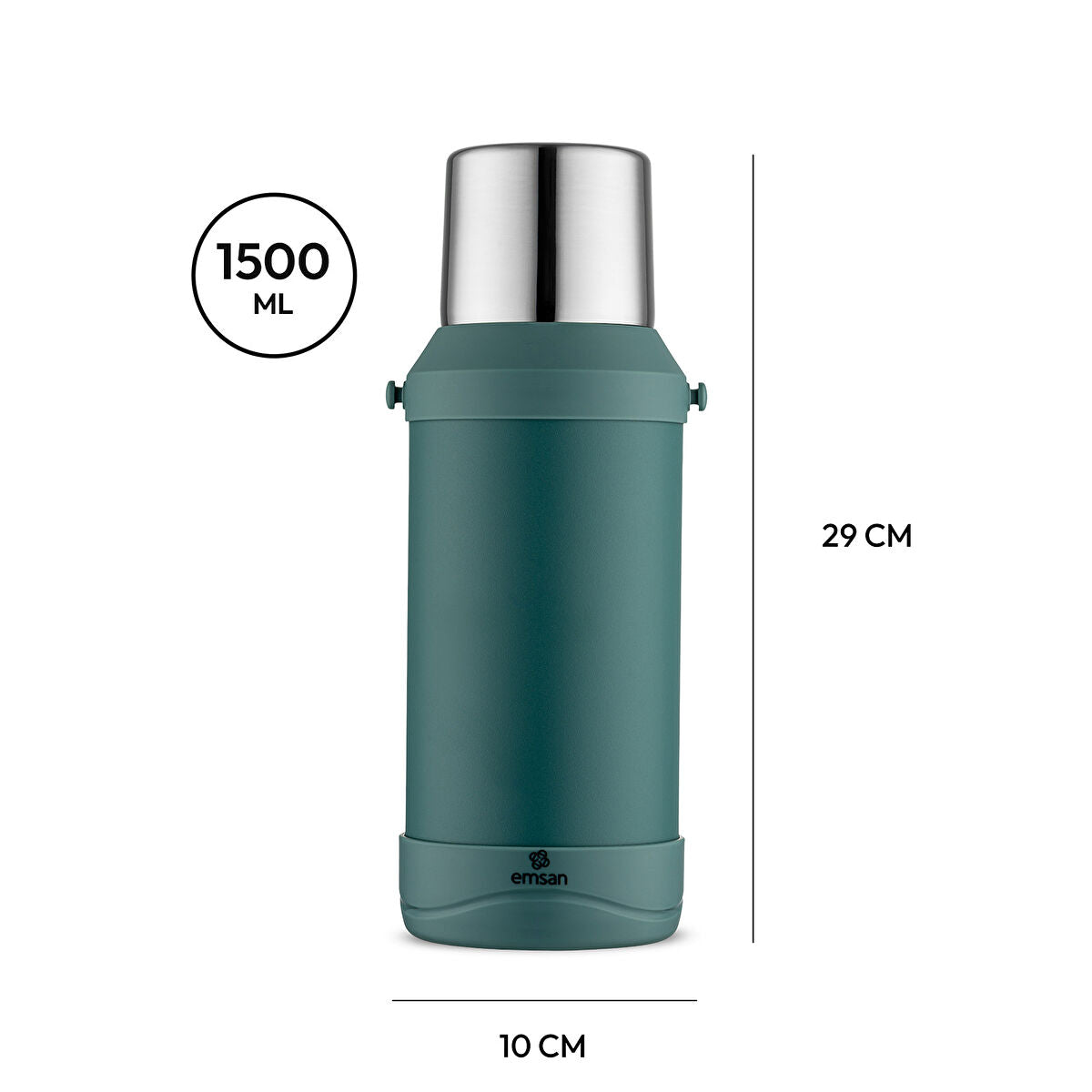 Emsan Thermafort Termos Yeşil 1500 ml - 3