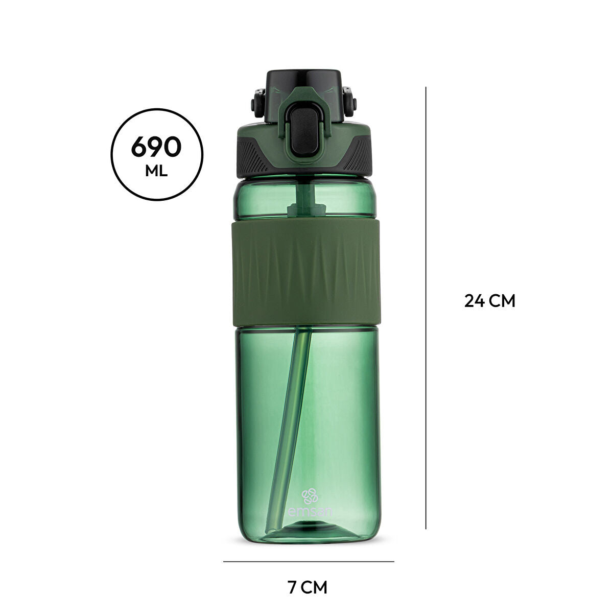 Emsan Motivation Termos Yeşil 690 ml - 5