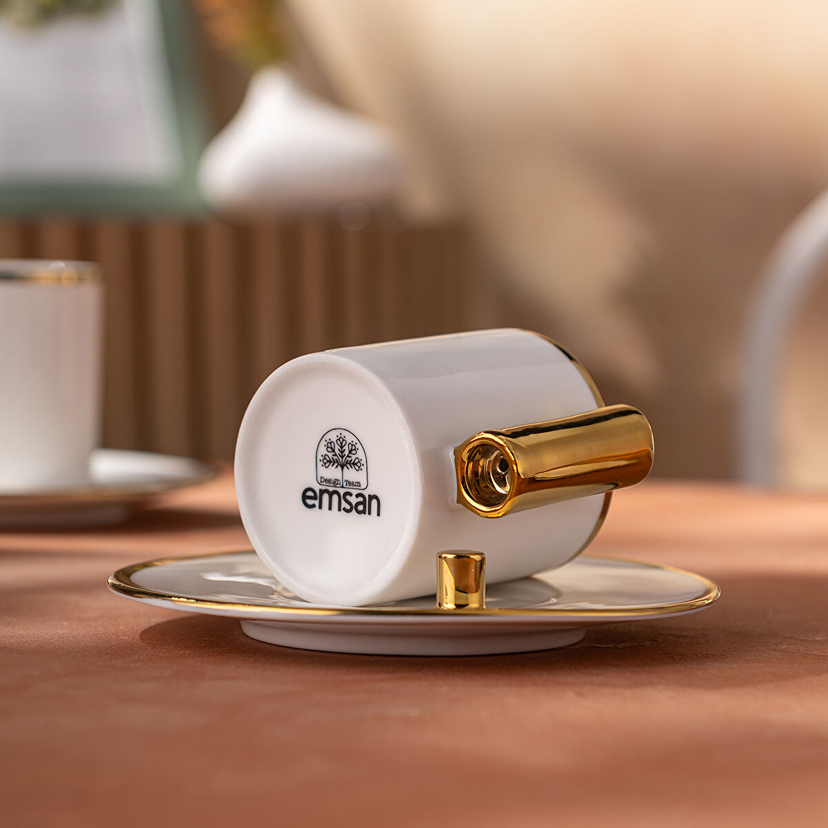 Emsan Modern 80 ml 6'lı Kahve Fincan Takımı - 4