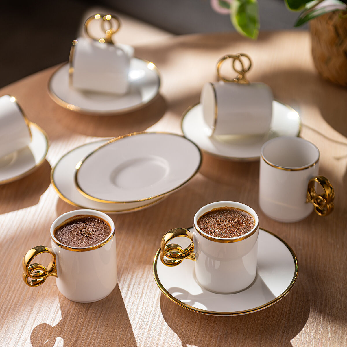 Emsan Wedding 90 ml 6'lı Kahve Fincan Takımı - 3