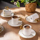 Emsan Wedding 90 ml 6'lı Kahve Fincan Takımı - 4
