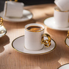 Emsan Wedding 90 ml 6'lı Kahve Fincan Takımı - 6