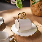 Emsan Wedding 90 ml 6'lı Kahve Fincan Takımı - 7
