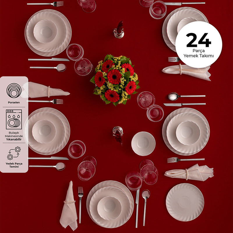 Emsan Arina 24 Parça 6 Kişilik Yemek Takımı - 2