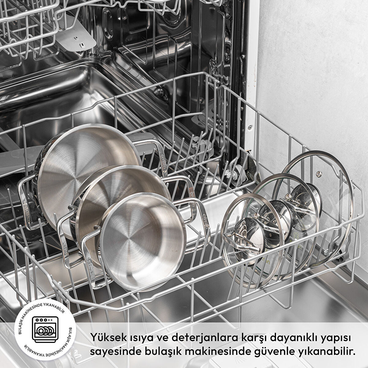 Emsan Demre 6 Parça Çelik Sahan Set - 4