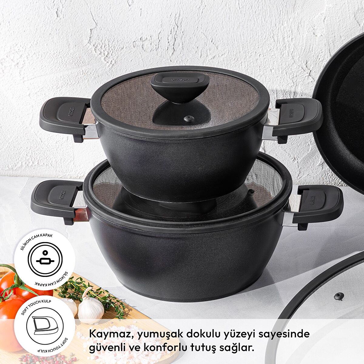Emsan Diamente 7 Parça Tencere Seti - 4