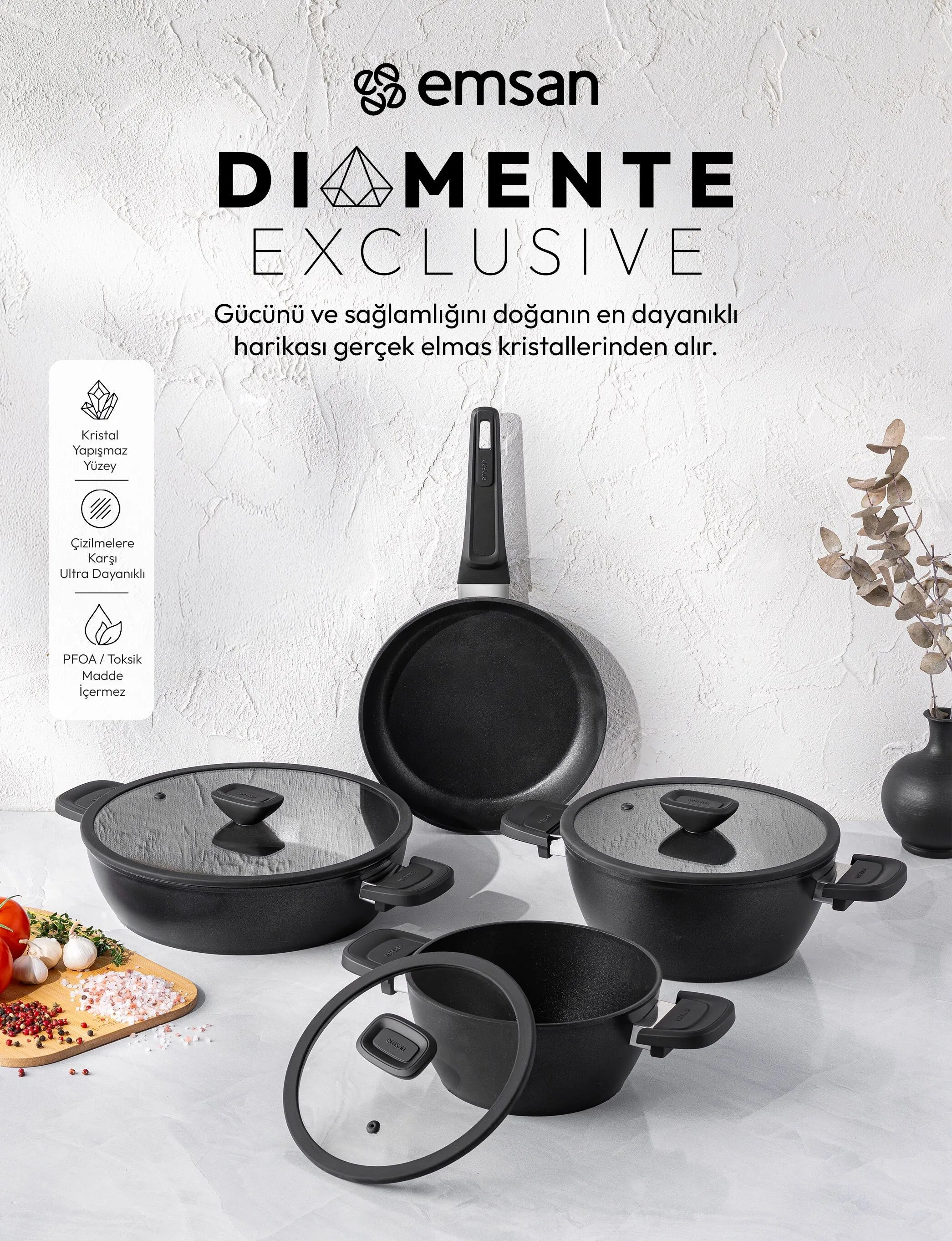 Emsan Diamente Tava 30 cm - 10