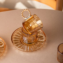 Emsan Muhabbet Amber 6'lı Cam Kahve Fincanı 100 ml - 5