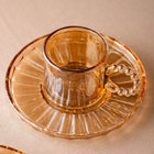 Emsan Muhabbet Amber 6'lı Cam Kahve Fincanı 100 ml - 4