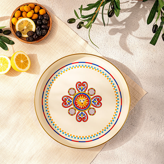 Emsan Solemar Emaye Sunumluk 28 cm