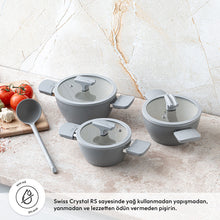 Emsan Swiss Crystal RS 6 Parça Midi Tencere Seti - 2