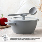 Emsan Swiss Cyrstal RS Derin Tencere Gri 24 cm - 3