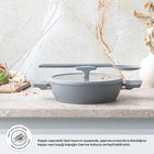 Emsan Swiss Cyrstal RS Karnıyarık Tenceresi Gri 24 cm - 2
