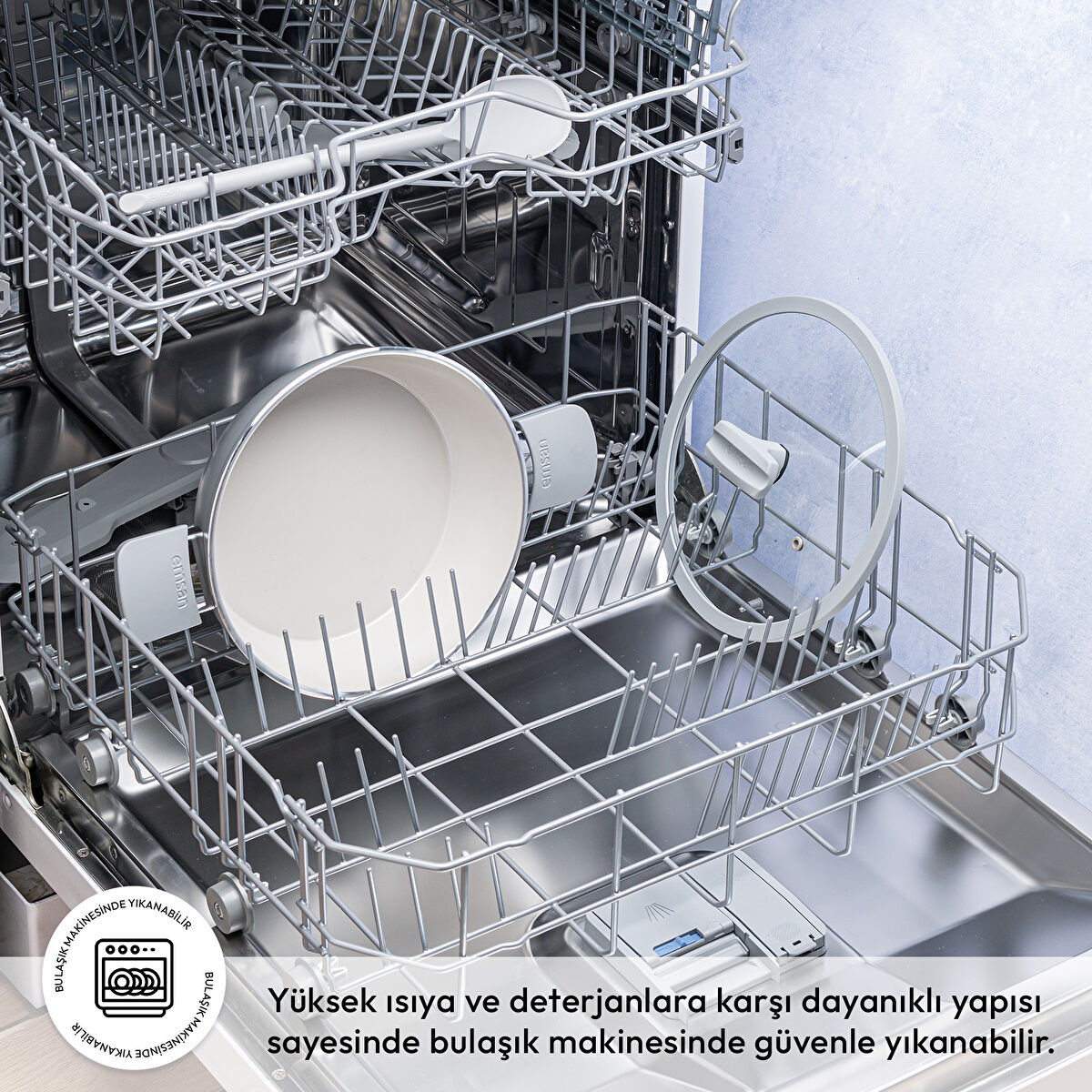 Emsan Swiss Cyrstal RS Karnıyarık Tenceresi Gri 24 cm - 5