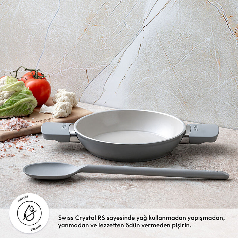 Emsan Swiss Cyrstal RS Sahan Gri 20 cm - 2
