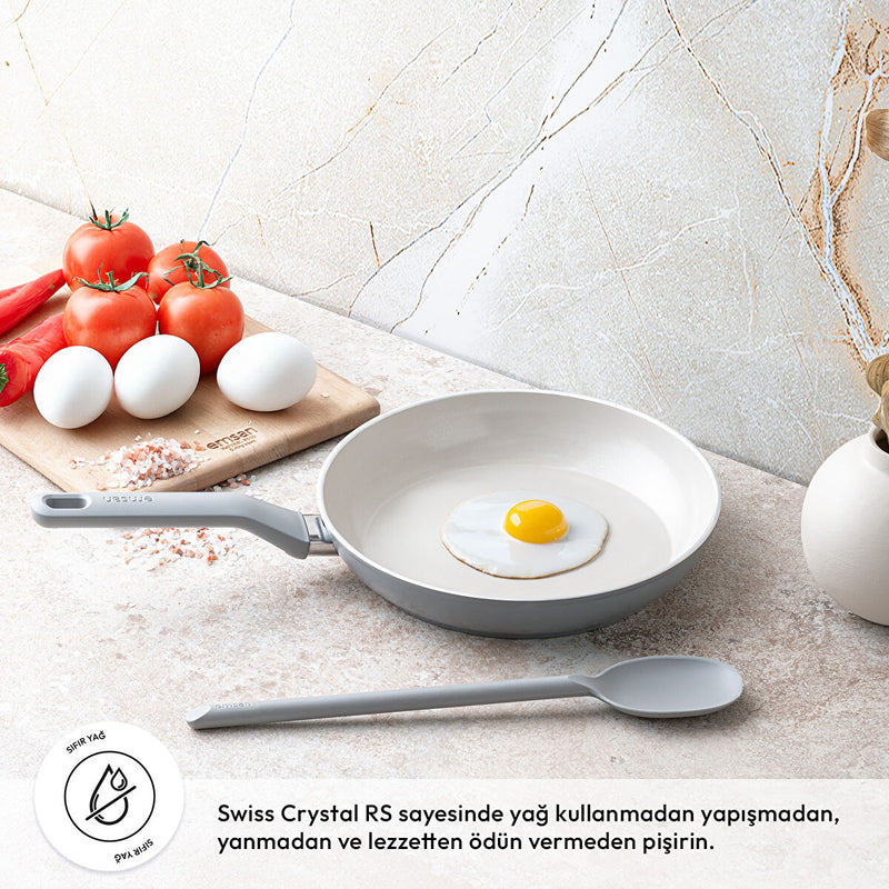 Emsan Swiss Cyrstal RS Tava Gri 26 cm - 2