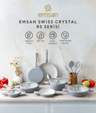 Emsan Swiss Cyrstal RS Tava Gri 24 cm - 8
