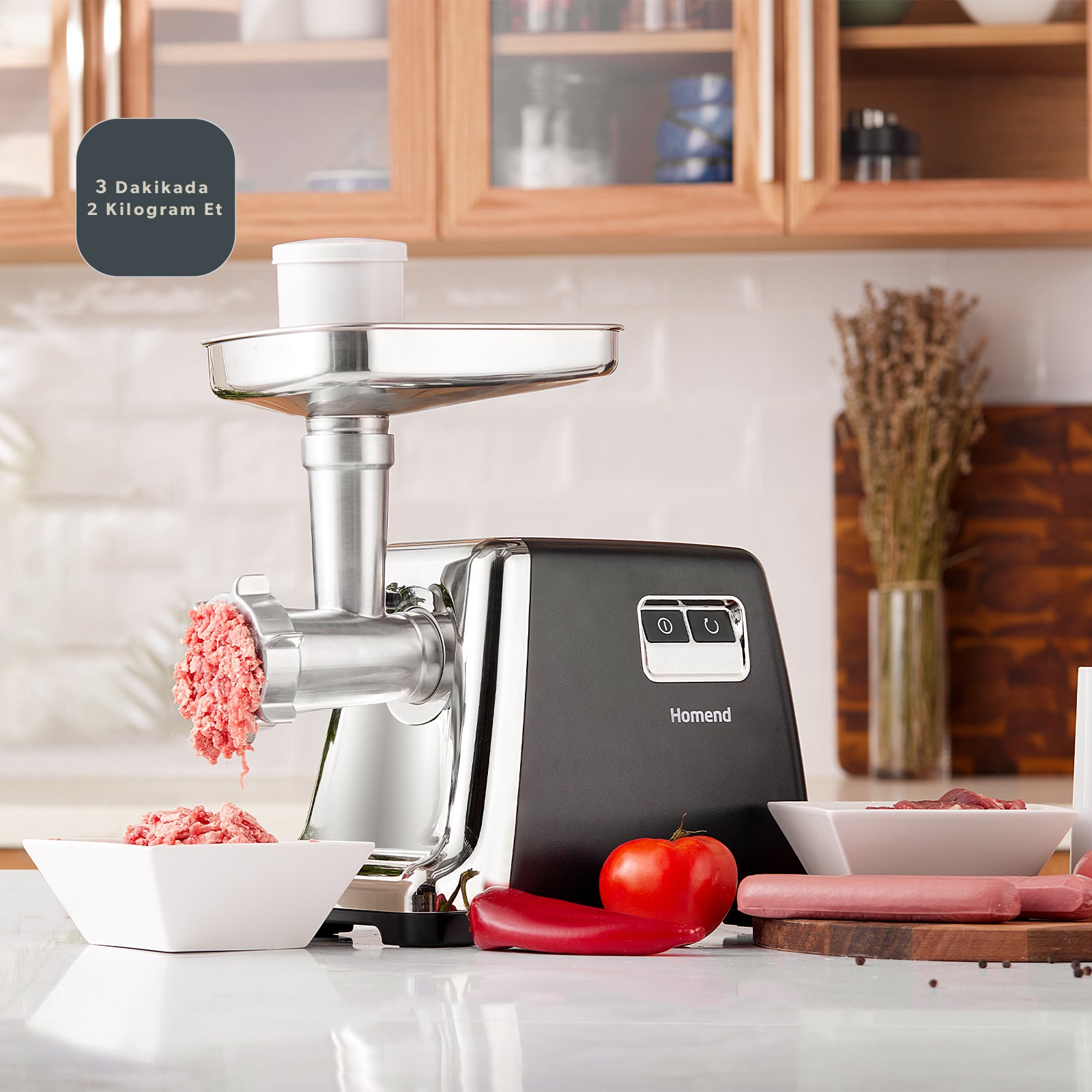 a Homend Meatbox 3100H Paslanmaz Çelik Kıyma Makinesi
